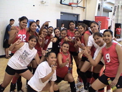 proud Team AZ pose after another victory