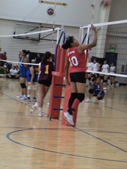Tayla Tahbo putting turning up the heat in the competition