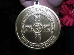 The gold medal won by the girls in the 13-14 and 17-19 year old age groups.